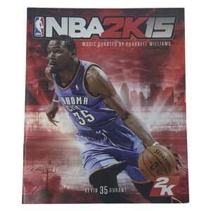 NBA 2K15 Video Game Instruction Manual Kevin Durant Pharrell Williams PS3